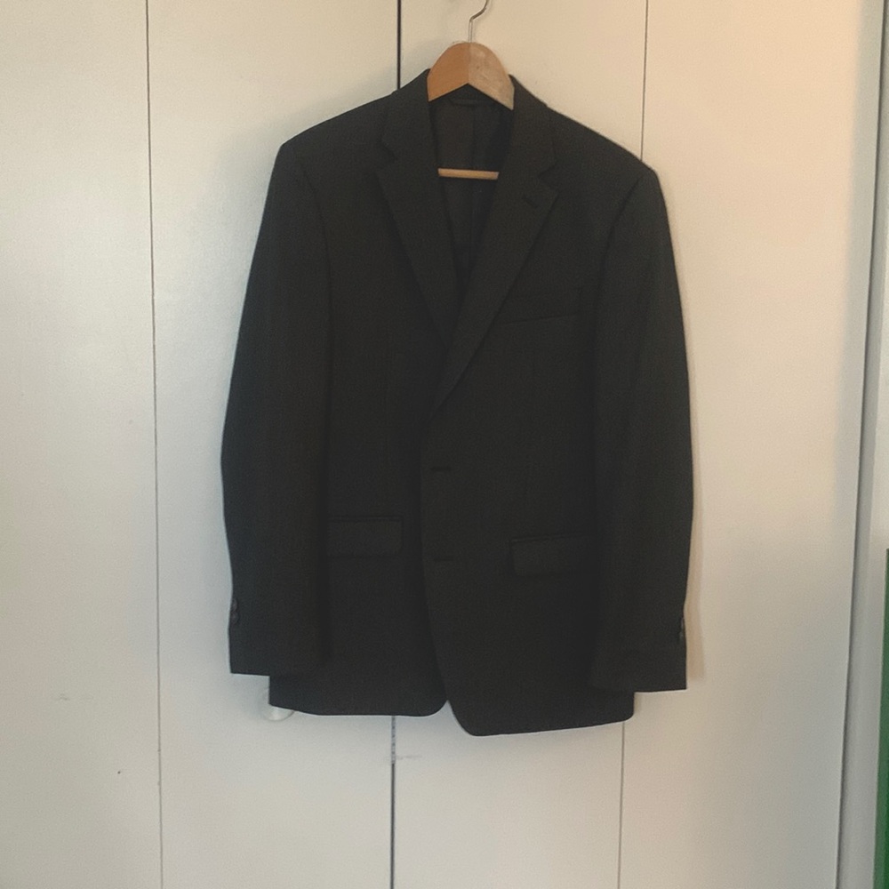 Men’s CHAPS Charcoal Herringbone Blazer